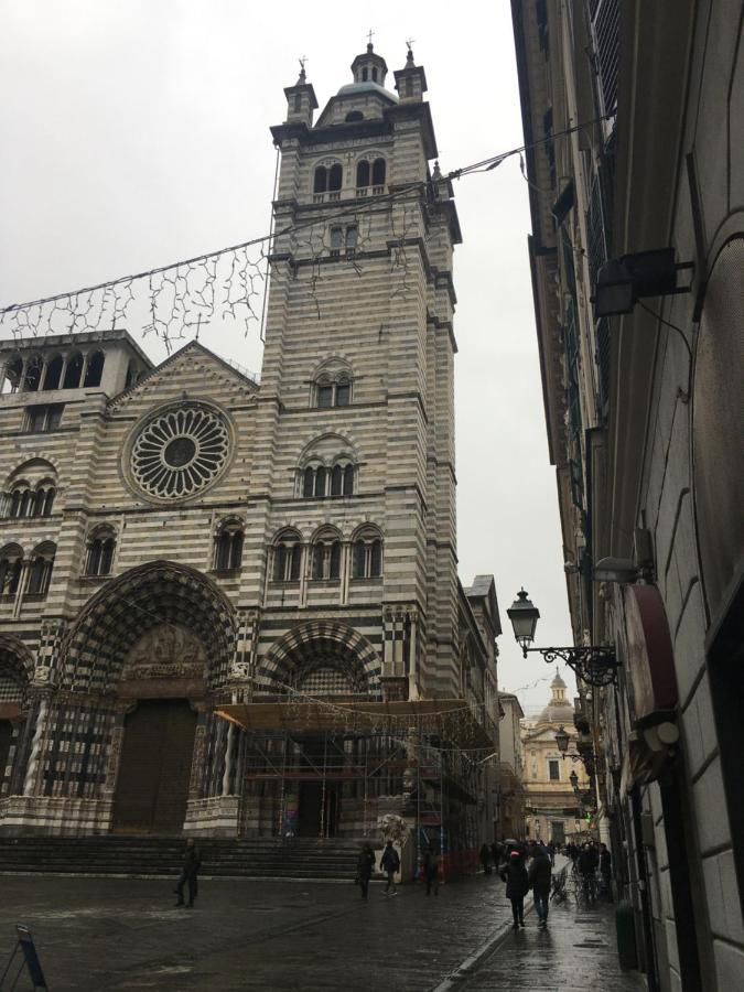 San Lorenzo Cathedral Genoa Bagian luar foto